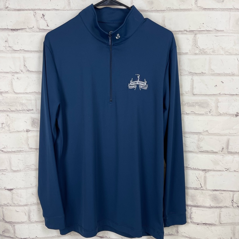 Swannies 1/4 Zip Performance Pullover Size Medium